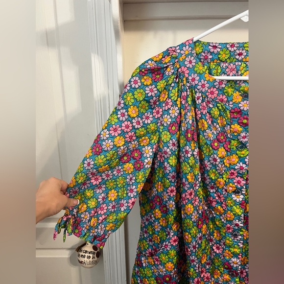 VENDOR ITEM : FINAL PRICE Vintage Handmade Floral House Dress - Picture 2 of 7